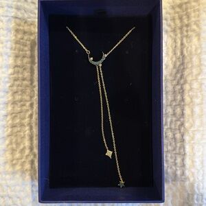 Swaroski Moon and Star necklace